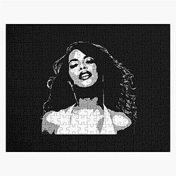 Iconic Aaliyah Tribute: Timeless R&B Legend Jigsaw Puzzle