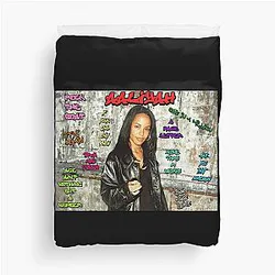 Iconic Aaliyah Tribute Timeless R&B Legend Duvet Cover
