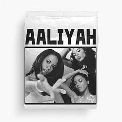 Iconic Aaliyah Tribute Timeless R&B Legend Duvet Cover