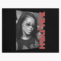 Iconic Aaliyah: Timeless R&B Legend Jigsaw Puzzle
