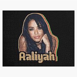Iconic Aaliyah Tribute: Timeless R&B Legend Jigsaw Puzzle