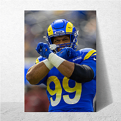 Signal Caller Aaron Donald Posters