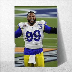 Tactical Mind Aaron Donald Posters