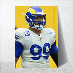 Playmaker Leader Aaron Donald Posters