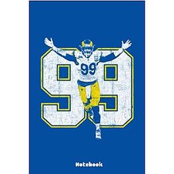 Aaron Donald Notebook: Blank Lined Notebook, 120 Page Journal for Students or Personal Use