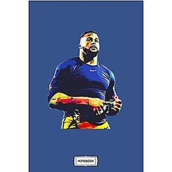 Aaron Donald Notebook: Planner, 6x9, 120 Page Journal, Lined Paper, Matte Cover