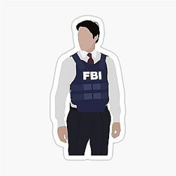 Aaron Hotchner Portrait Sticker