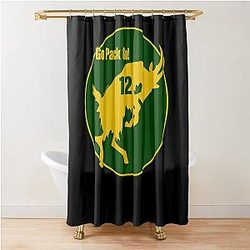 Aaron Rodgers Go Pack Go Transparent Shower Curtain
