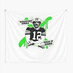 Aaron Rodgers Dropping Tapestry