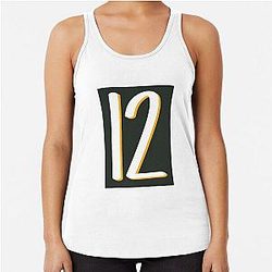 Aaron Rodgers Number 12 Tank Top