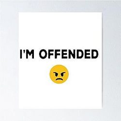 I'm Offended series White Version 2021 Aaron Rodgers Official Poster