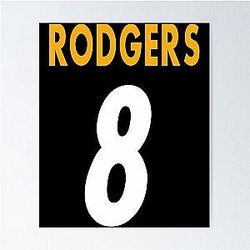 Aaron Rodgers Steel 8 Poster