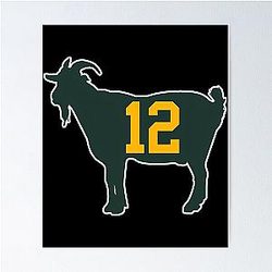 The Goat Aaron Rodgers Poster