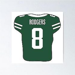 Aaron Rodgers Jersey Poster