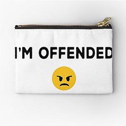 I'm Offended White Version 2021 Aaron Rodgers official Zipper Pouch