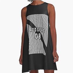 Aaron Rodgers Jets A-Line Dress