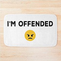 I'm Offended White Version 2021 Aaron Rodgers Official Bath Mat