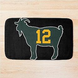 The Goat Aaron Rodgers Bath Mat