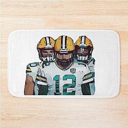 Aaron Rodgers Green Bay Packers Bath Mat