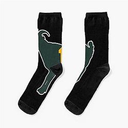 The Goat Aaron Rodgers Socks