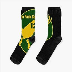 Aaron Rodgers Go Pack Go (Transparent Socks)