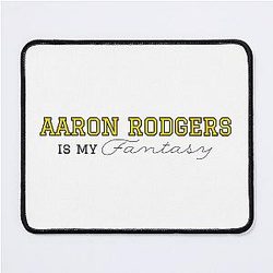 Aaron Rodgers Pittsburgh Steelers Fantasy Football Mouse Pad