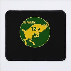 Aaron Rodgers Go Pack Go Transparent Mouse Pad
