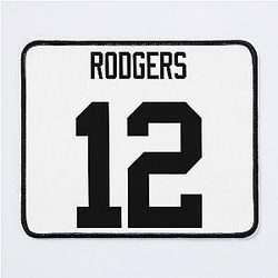 Football Player Aaron Rodgers Best Seller Design for Friends Mouse Pad