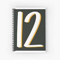 Aaron Rodgers Number 12 Notebook