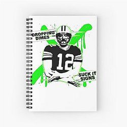 Aaron Rodgers Dropping Spiral Notebook