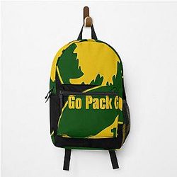 Aaron Rodgers Is the Goat. Go Pack Go (Transparent Backpack)