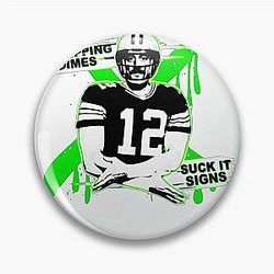 Aaron Rodgers Dropping Time Pin