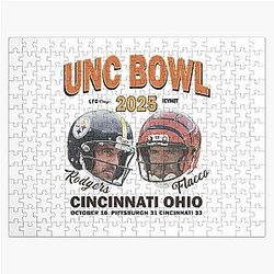 Uncle Bowl Joe Flacco vs Aaron Rodgers Jigsaw Puzzle