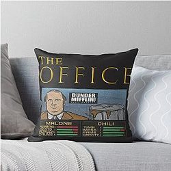 Of Aaron Rodgers Office Throw Pillow