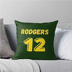 Aaron Rodgers Throw Pillow