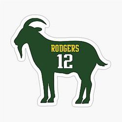 Aaron Rodgers GOAT Sticker