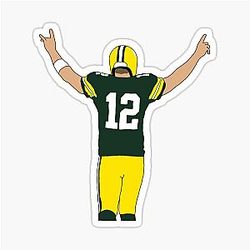 Green Bay Packers Aaron Rodgers Sticker