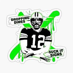 Aaron Rodgers Dropping Sticker
