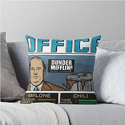 Aaron Rodgers Office T-Shirt Throw Pillow
