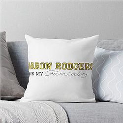 Aaron Rodgers Pittsburgh Steelers NFL Throw Pillow