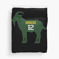 Aaron Rodgers - GOAT Duvet Cover