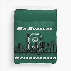 Aaron Rodgers Jets Welcome to New York Duvet Cover