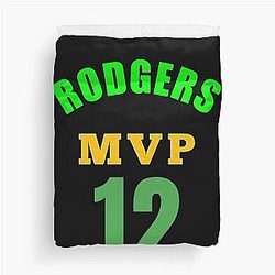 Aaron Rodgers MVP Duvet Cover