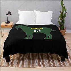 Aaron Rodgers GOAT Throw Blanket