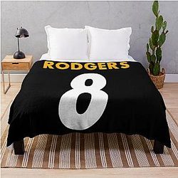 Aaron Rodgers Steelers Throw Blanket