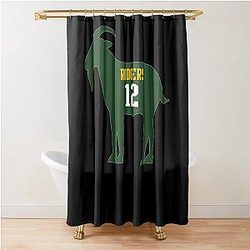 Aaron Rodgers GOAT Shower Curtain