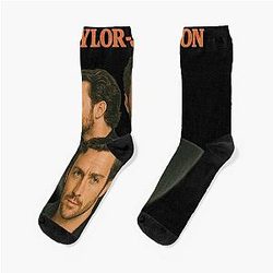 Aaron Taylor-Johnson Retro Icon Socks