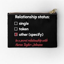 Aaron Taylor Johnson - Relationship Zipper Pouch