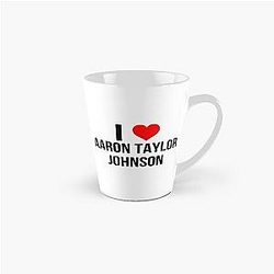 I Heart Aaron Johnson Marvel Movie Inspired Fan Gift Tall Mug