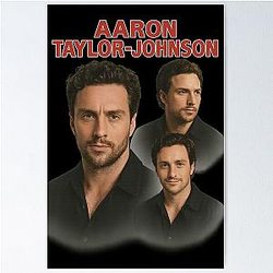 Aaron Taylor Johnson Retro Bootleg Poster
